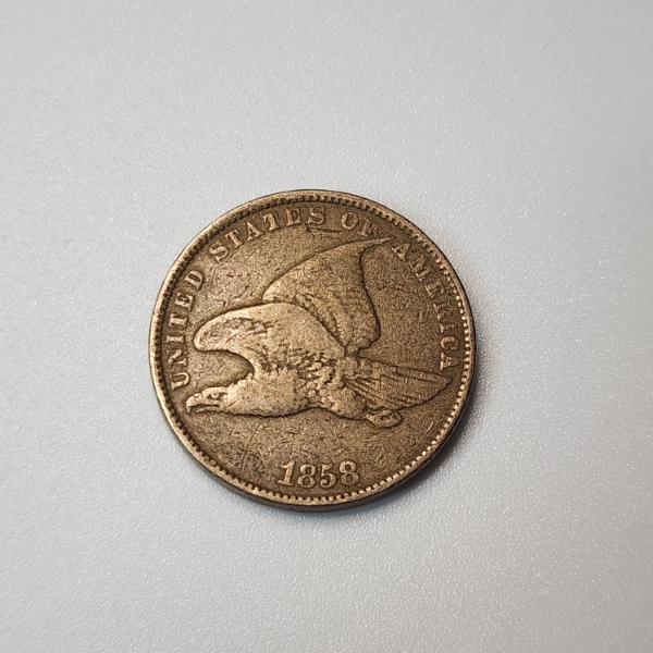 1858 Flying Eagle Cent One Cent United States Coin