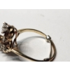Image 4 : Gorgeous 14K Yellow Gold Ring with Diamonds and Emerald - Size (With Sizer) 7 - TW: 3.1g