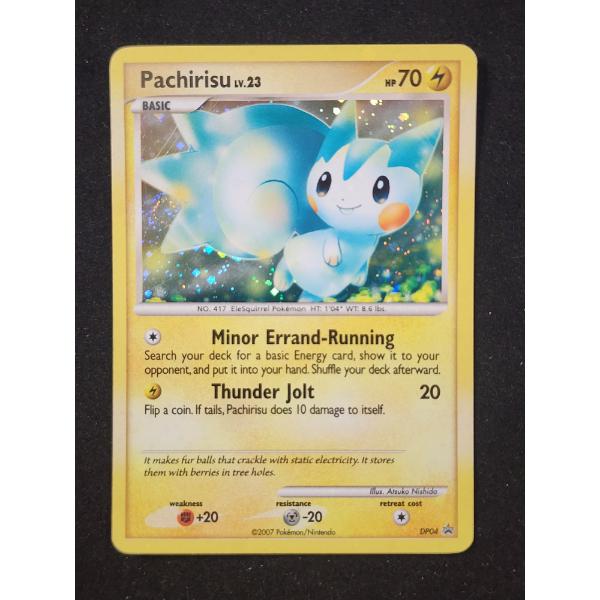 Black Star Promo Holo Pachirisu LV.23 DP04 Pokemon Trading Card