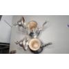 Image 5 : Silver-Plated Teapots & Salt Shaker - Total Weight: 6.6 LBS
