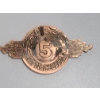 Image 1 : Bitcoin - 5 AVDP Ounces - .999 Fine Copper Round - Circuit Board Design - with protective capsule