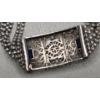 Image 3 : Sterling Silver Art Deco Bracelet, Band Ring & Saint Christopher Protection Pendant -Weight: 21.4g