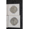 Image 2 : (6) Walking Liberty 90% Silver Half Dollars 1934, 1936-D, 1936, 1939, 1942-S & 1942 Face Value: $3