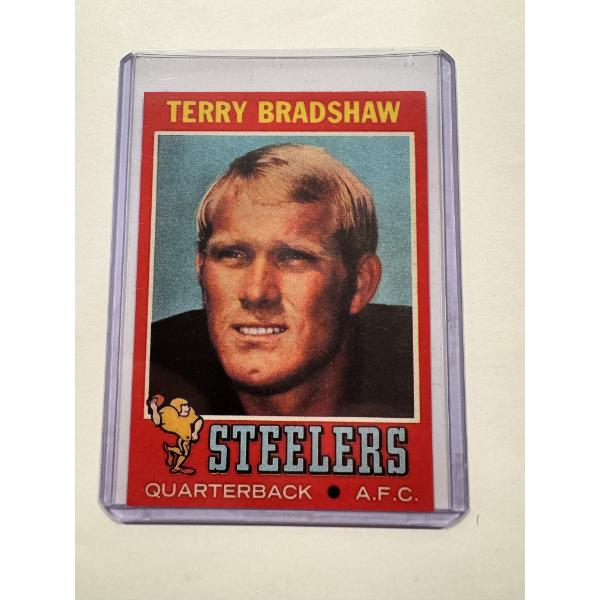 1971 Terry Bradshaw Archives Classic Rookie Football Card - Mint Condition