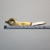 Image 4 : 10K Gold Handle Engraved "WBG" Pocket Knife TW: 14.3g