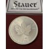 Image 1 : High Grade 2021 Canadian Maple Leaf .9999 One Troy Silver Ounce Coin - Exceptional Coin