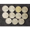Image 5 : 11 Assorted Silver Wartime Nickels - Face Value $0.55