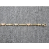 Image 2 : 10K Yellow Gold Bracelet With Heart Shaped Accents ~ Weighs 3 Grams 
