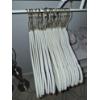 Image 1 : PICKUP IN NORTHFIELD - 25 Pc Lot Velvet Surfaced Clothes Hangers   2nd of 3 Groups of Superb Quality