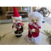 Image 2 : 36" Christmas Wall Hanging and 19" Mr. and Mrs. Claus