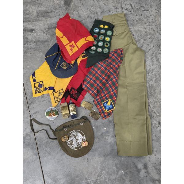 Vintage Scout Items, Hat, Patches, Belt & More