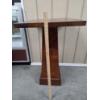 Image 11 : Solid Wood Table, Plastic Jewelry Display Case, New In Box Barstool & More -No Shipping Available