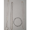 Image 1 : Assorted Sterling Silver Necklaces & Bracelet - Total Weight: 25.2g