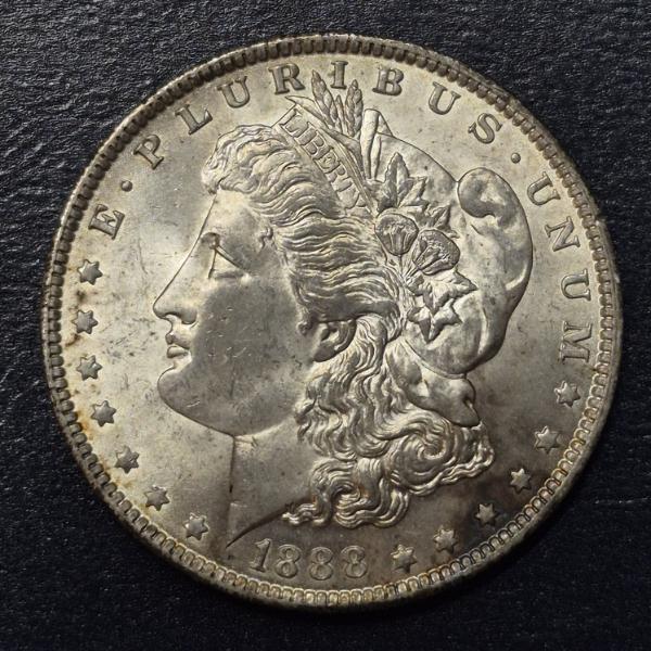 1888 O -  AU Morgan Silver Dollar - See Pictures