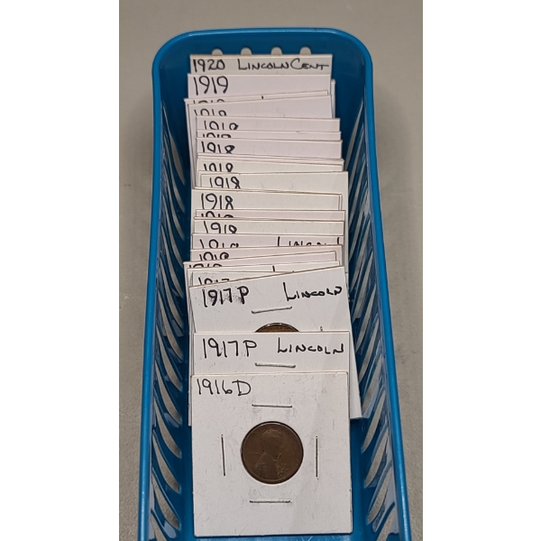 Assorted Earlier Years/Mint Marks United States Lincoln Wheat Cents - Face Value: $0.29