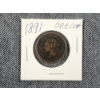 Image 2 : 1891 Canadian One Cent Coin in Great Condition! Over 100 Years Old!