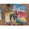 Image 2 : Vintage "Let's Play House" Doll Books, Assorted Children's Books, and Wicker Doll Bench and Table