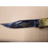 Image 5 : Buck USA 110 Hunter Knife With Gold-Tone Accents in Nice Glass-Top Display Case
