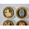 Image 2 : 9 Assorted U.S. Gold-Tone Commemorative Coins 