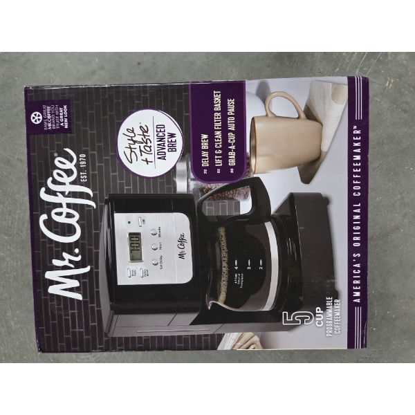 New In Box! Mr. Coffee 5 Cup Programmable Coffee Maker