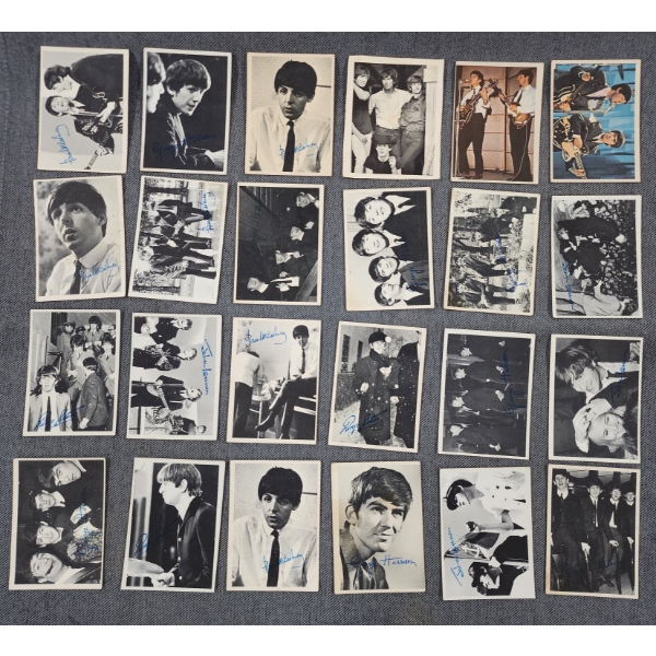 24 Assorted 1960's Beatles Trading Cards ~ Mostly Topps Trading Cards ~ Assorted Series & Conditions