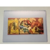 Image 1 : RARE 1996 Pokémon 999999 Gold Foil Note - Charizard - Mint Condition in Protective Holder           