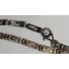 Image 4 : Italian Sterling Silver Greek Key Link 7" Bracelet & Sterling Ring - Size 5 -Total Weight: 7.5g