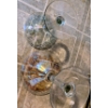 Image 1 : Two Giant Iridescent Drinking Glasses