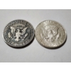 Image 4 : Two 90% Silver United States 1964 Kennedy Half Dollars ~ $1.00 Face Value