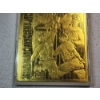 Image 3 : "The First Five Hall of Famers" 22K Gold Baseball Card: Ruth, Cobb, Wagner, Mathewson, Johnson