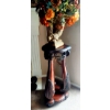 Image 1 : Antique Style Carved 3 Leg Tall Pedestal Display Stand - In as new condition.  36" Tall x 18"