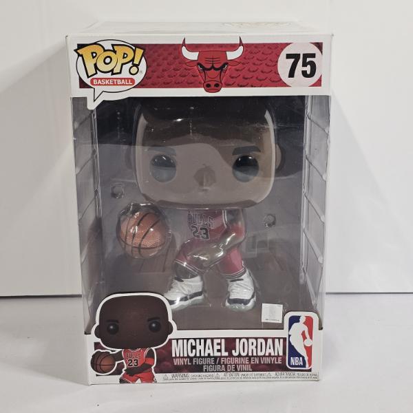 Funko Pop! Basketball #75 NBA Chicago Bulls Michael Jordan Red Jersey 10" Jumbo Vinyl Figure