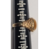 Image 7 : Vintage Men's 14K Yellow Gold Oval Cabochon Tiger's Eye Ring - Size 12 - Weight: 12.1g