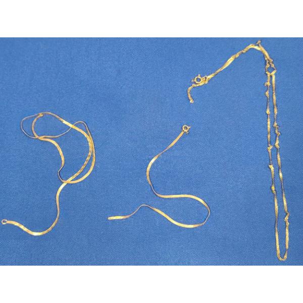 14K Yellow Gold Scrap Jewelry Pieces - Total Weight: 3.7g
