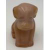 Image 1 : Adorable Degenhart Vintage Glass Dog Figurine -Dark Crown Tuscan