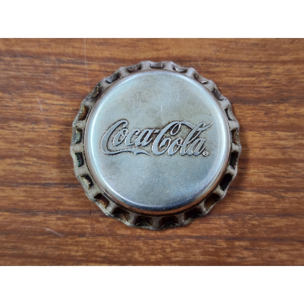 1 Oz .999 Fine Silver COCA~COLA Bottlecap 2018 Fiji $2 Coin - UNIQUE BOTTLECAP SHAPED SILVER COIN!