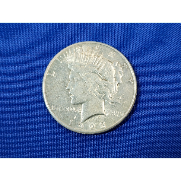 1923-S 90% Silver Peace Dollar