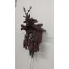Image 2 : Vintage Made In Germany Wooden Cuckoo Clock  With Hunting Theme (Deer/Stag) - See Details