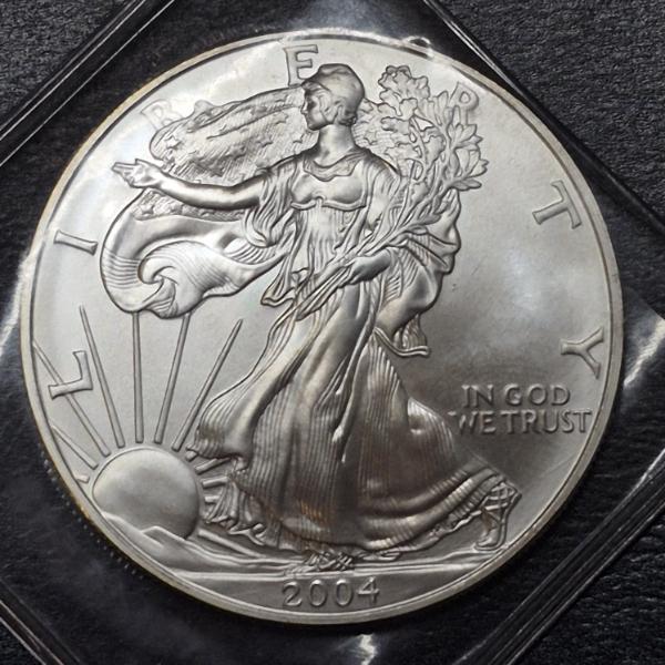 2004 United States 1 Ounce .999 Silver Eagle - Uncirculated