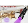 Image 3 : UV Black Light Flashlight - 12 LED 395nm for Inspection of Uranium Glass, Marbles, Money & Bed Bugs