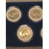 Image 4 : Display Set of Five United States Bicentennial Quarters Including Two Silver - Possible Mint Error!