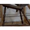 Image 4 : Antique Wooden Spinning / Flax Wheel - Intact As Shown 36" x 32" With 20" Wheel - Superb Example!