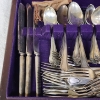 Image 3 : 5.6 LBS of Assorted Silverplated Silverware in Storage Box