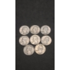 Image 1 : Assorted Years & Mint Marks 90% Silver Washington Head Quarters - Face Value: $2.00
