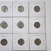 Image 10 : x15 Assorted Years United States 90% Silver Mercury Dimes - Face Value: $1.50