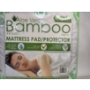 Image 2 : Aloe Vera Bamboo King Size Fitted Mattress Pad And Protector - Brand New In Package