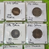 Image 8 : Large Green Binder with Many Assorted World Coins: Italy, Brazil, Columbia, Spain, & More! 