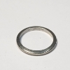 Image 3 : 14K White Gold Ring - Size 5 - Total Weight: 1.6g