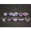 Image 2 : Ten Gorgeous Sterling Silver Rings Ft. Tanzanite & Topaz - Weighing Total of 40.6 Grams