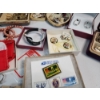 Image 7 : Assorted Costume Jewelry, Political Memorabilia Medals, Small Jewelry Boxes